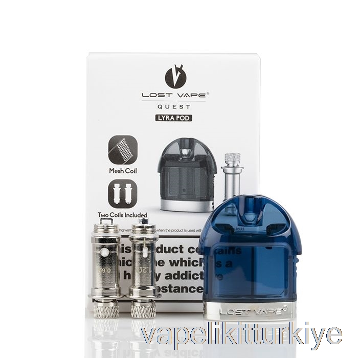 Vape Elektronik Sigara Kayıp Vape Lyra Yedek Bölmeler Mavi